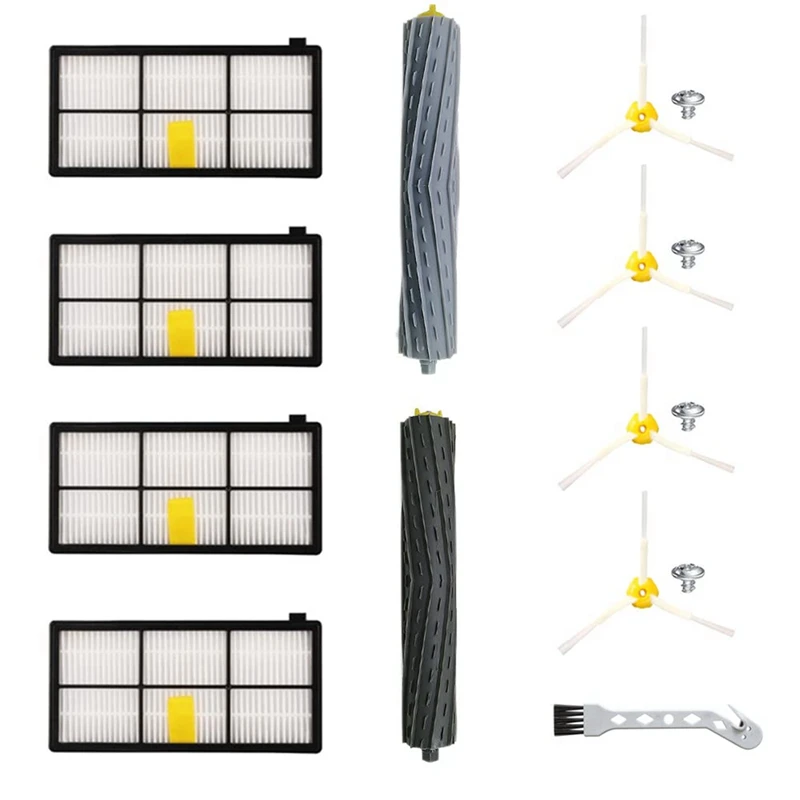 

Сменные детали, основная и боковая щетки, фильтр НЕРА Для Irobot Roomba 800, серии 870, 871, аксессуары для пылесоса