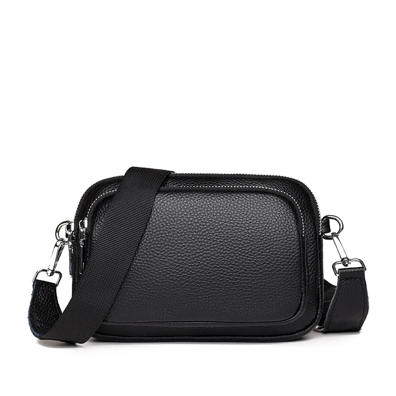 

Women Bags 2023 New Genuine Leather Simple Design Trend Crossbody Bags Free Shipping Female Cowhide Shoulder Bag Green Ladies