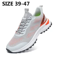 xiaomi men walking sneakers shoes outdoor mens running shoes mens lightweight comfortable golf training sneakers large size 47