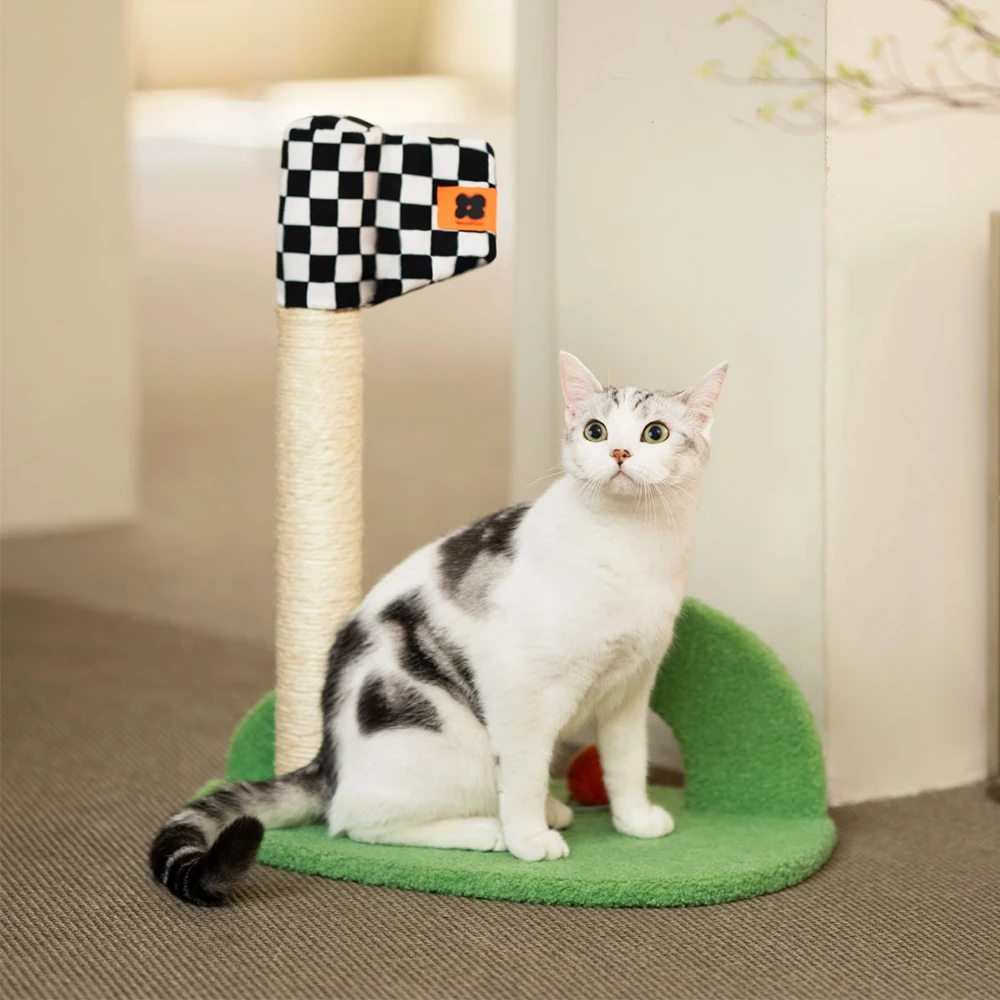 

Mewoofun Golf Cat Tree Natural Sisal Scratcher Climbing Cute Tower Easy Assembly Training Basic Scratching Posts Indoor Kittens