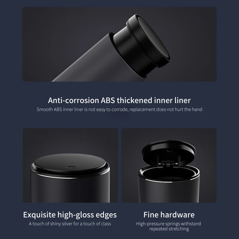 Автомобильная мусорная корзина коробка для хранения пыли органайзер из сплава N