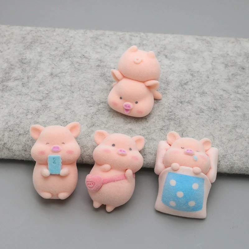 1 шт. мультяшная маленькая розовая свинка Милая трехмерная набивная животная Diy