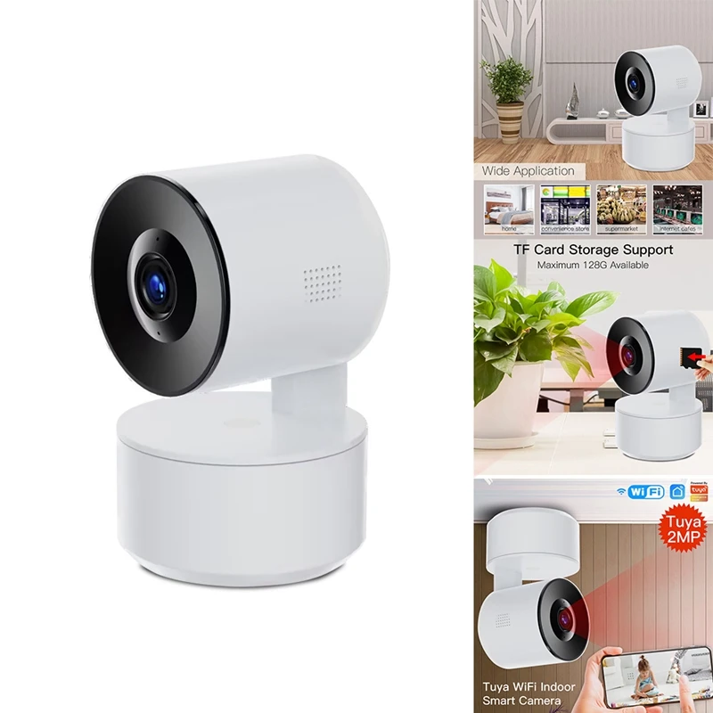 

Smart Home Camera Motion Detection Night Vision Function 1080P Wireless Security Camera US Plug