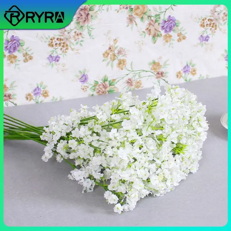 

Artificial Flowers Plastic Gypsophila DIY Floral Bouquets Arrangement for Wedding Home Decoration Party Halloween Garden Decor