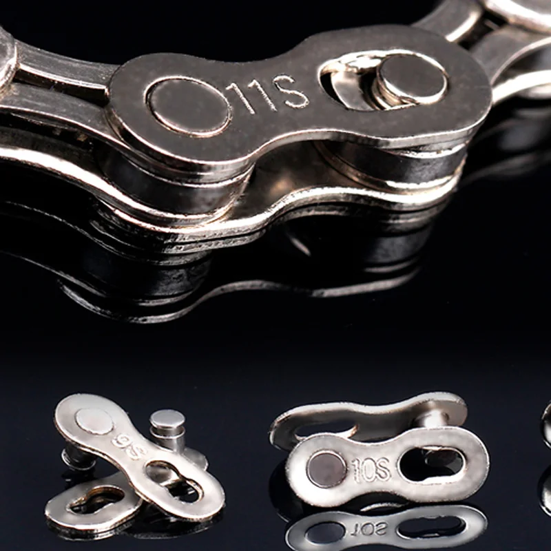 

Bycicle Chain Bike Chain Quick Link Connector Lock Set MTB Road Bicycle Power Chain Quick Release Buckle for 6 7 8 9 10 11 Speed