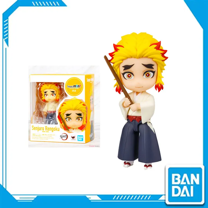 

Genuine Original Figuarts Mini Demon Slayer Rengoku Senjuro Kimetsu No Yaiba Anime Action Figure Q-version Collectible Model