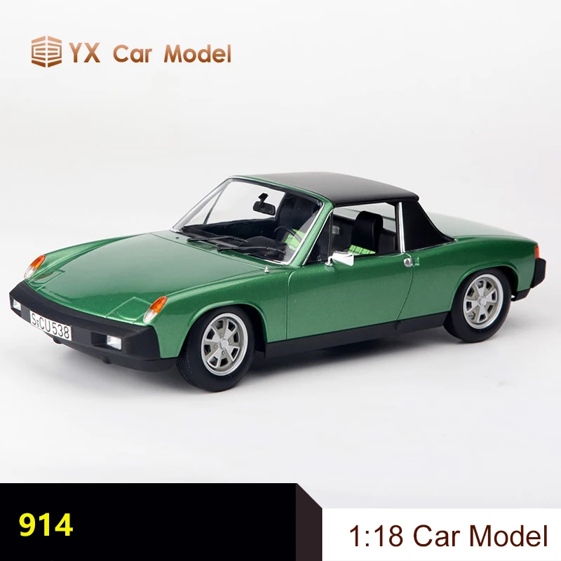 

NOREV Norwell 1/18 Volkswagen-Porsche 914 2.0 1975 Metal Green Alloy Car Model
