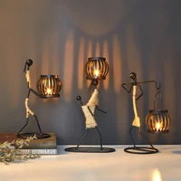 metal candle holder home decor accessories ornaments african candlesticks for candles christmas wedding centerpieces decoration