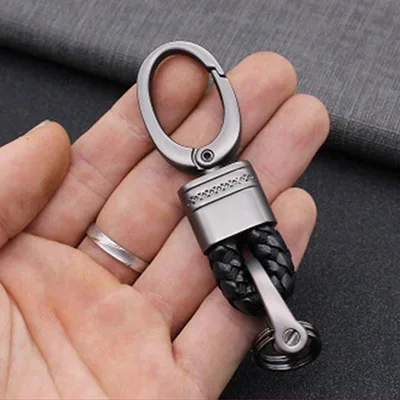 Кожаные брелки ручной работы, автомобильный брелок для ключей, мужской и женский милый автомобильный брелок, держатель для ключей, поясной брелок, очаровательная сумка, подарки, автомобильные аксессуары