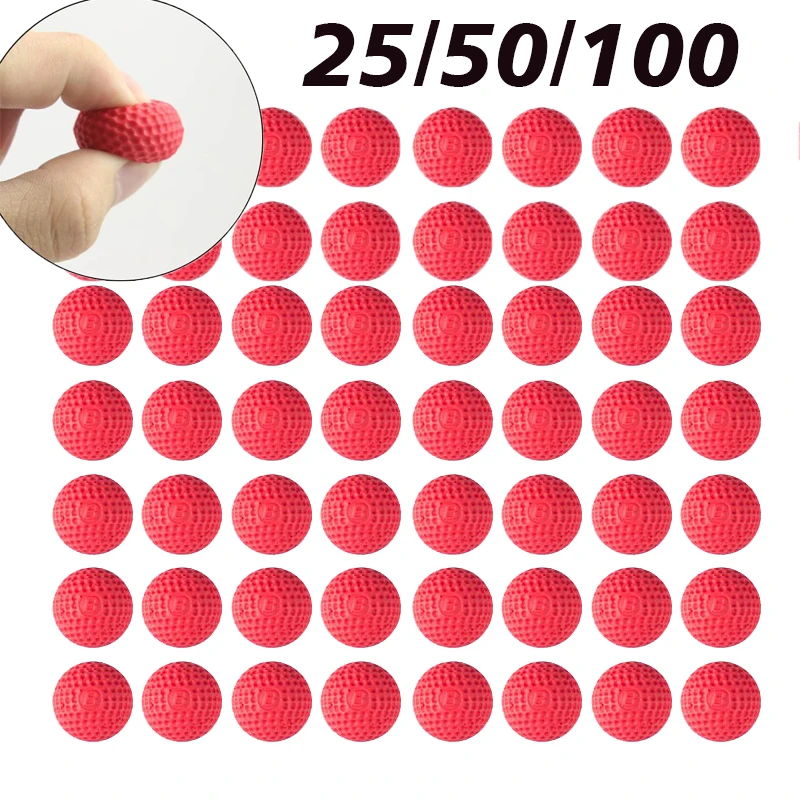 

100 шт., мягкие искусственные игрушечные пули для пистолета Rival серии Nerf