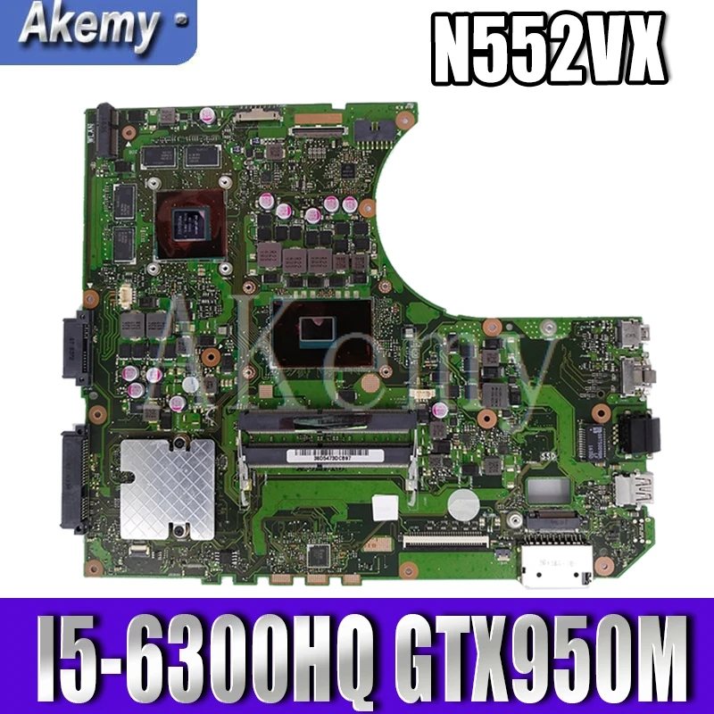 

Материнская плата Akemy N552VX для ноутбука Asus N552VX N552V N552, материнская плата N552VX, материнская плата, модель GTX950M/2G