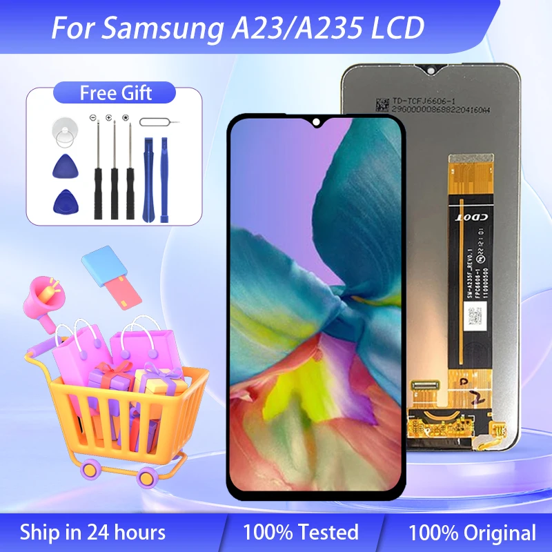

Wholesale 6.6 Inch A235 Display For Samsung Galaxy A23 4G Lcd Touch Screen Digitizer A235F Assembly Free Shipping With Tools