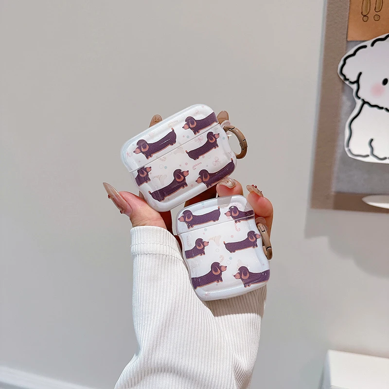 Dachshund Dog Cute чехол для Apple Airpods 2 3 поколения Чехол AirPods Pro 2-го Защитный Air Pods Pro2