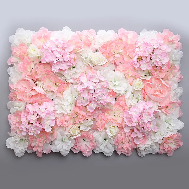 

Искусственная шелковая стена с цветами, 40*60 см