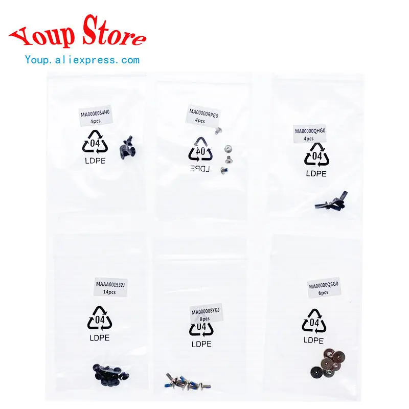 

Новинка, оригинальный комплект винтов 00HT828 01HY252 04X4869 04X0830 для Lenovo Thinkpad L450 L460 L470 L540 T431S, Бесплатная и быстрая доставка