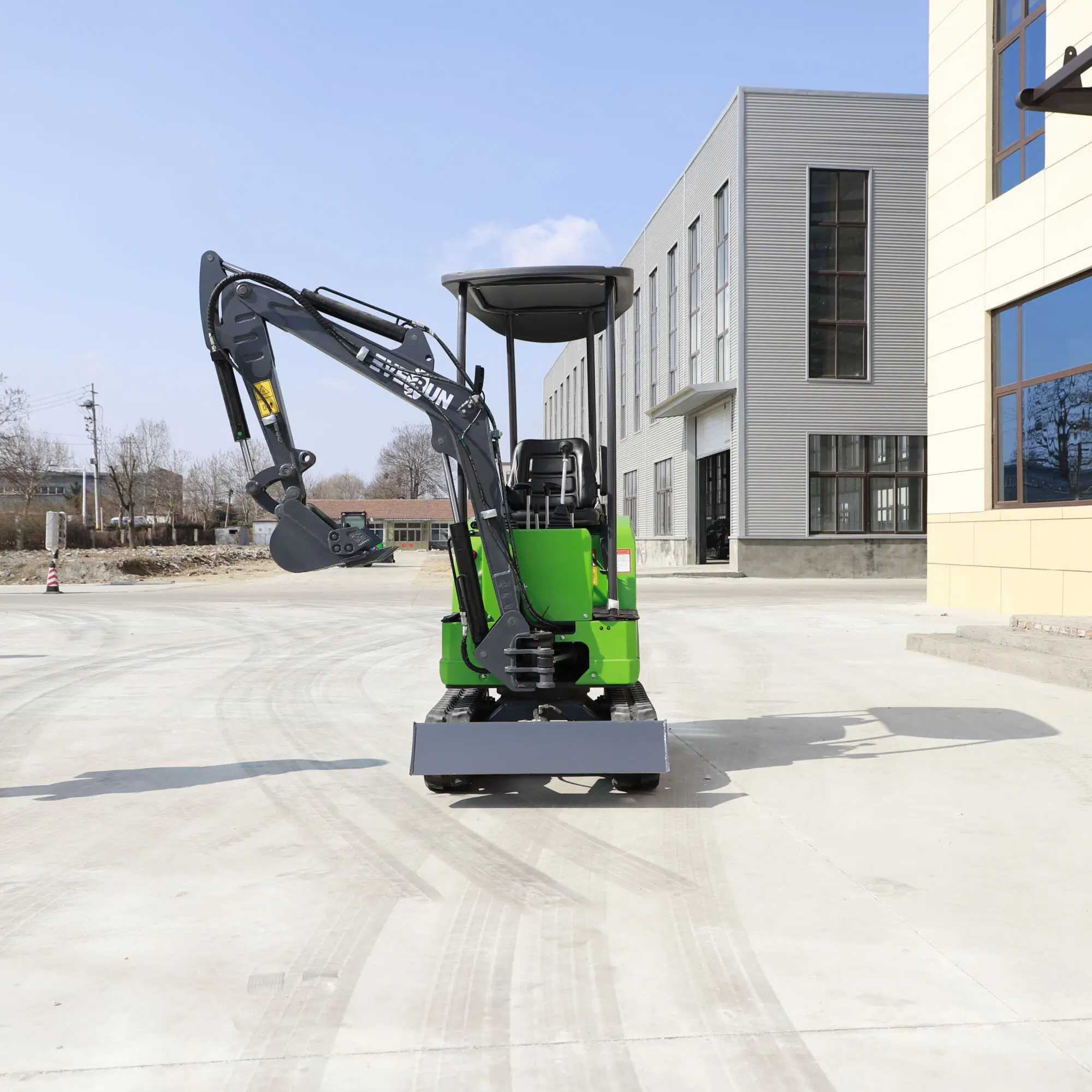 Micro Diggers на гусеничном аккумуляторе EVERUN ERE12E быстрое прикрепление Hine тонн