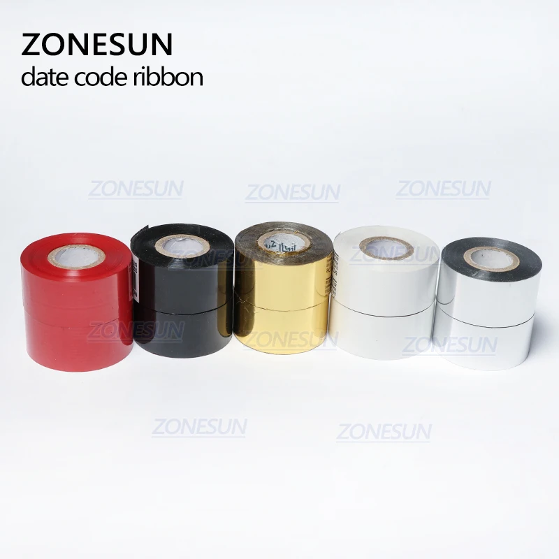 Фото ZONESUN термолента печатной машины 30 мм * 100 м, лента с кодом даты, аксессуар для принтера, лента для печати даты для DY-8, HP241B №3