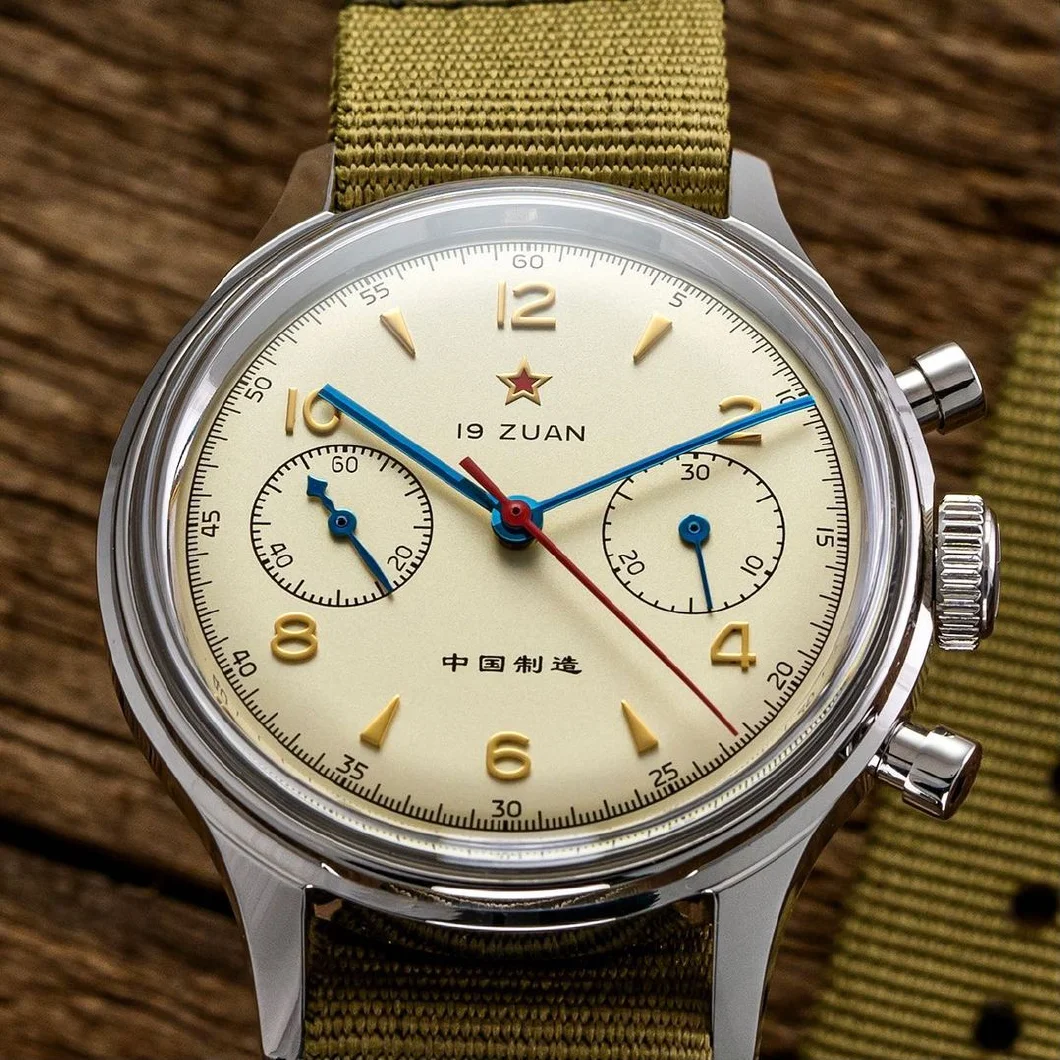 

2021 Male Luxury 1963 Watch Original Seagull ST19 Movement Mechanical Chronograph Wristwatch Skeleton Analog Watches for Men