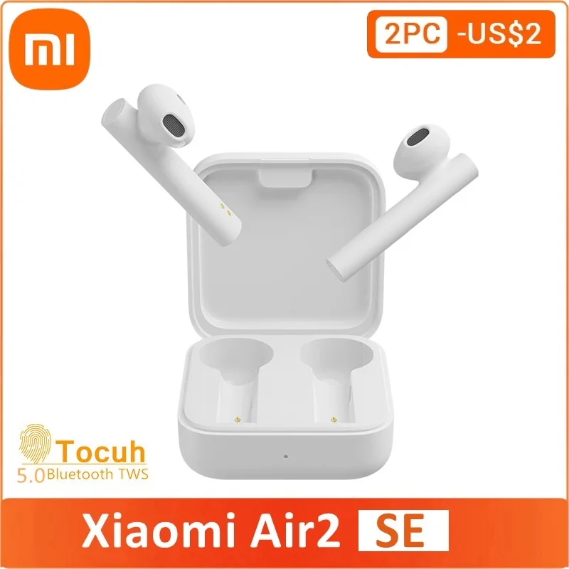 

Оригинальные наушники Xiaomi Air2 SE, Bluetooth наушники Airdots Pro Air 2 SE, беспроводные наушники Mi True, с сенсорным управлением и шумоподавлением