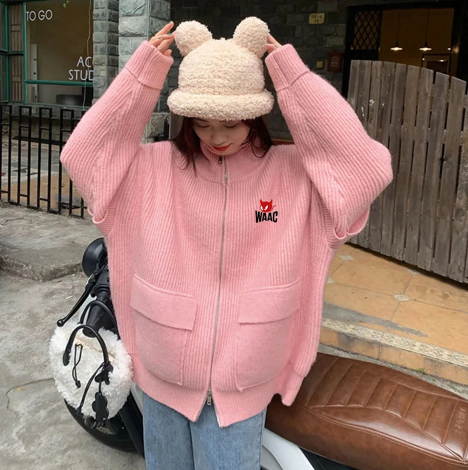 

Женская куртка для гольфа, Однотонная рубашка-поло для гольфа, модное пальто для гольфа на одной молнии, новая коллекция для осени 2023 года