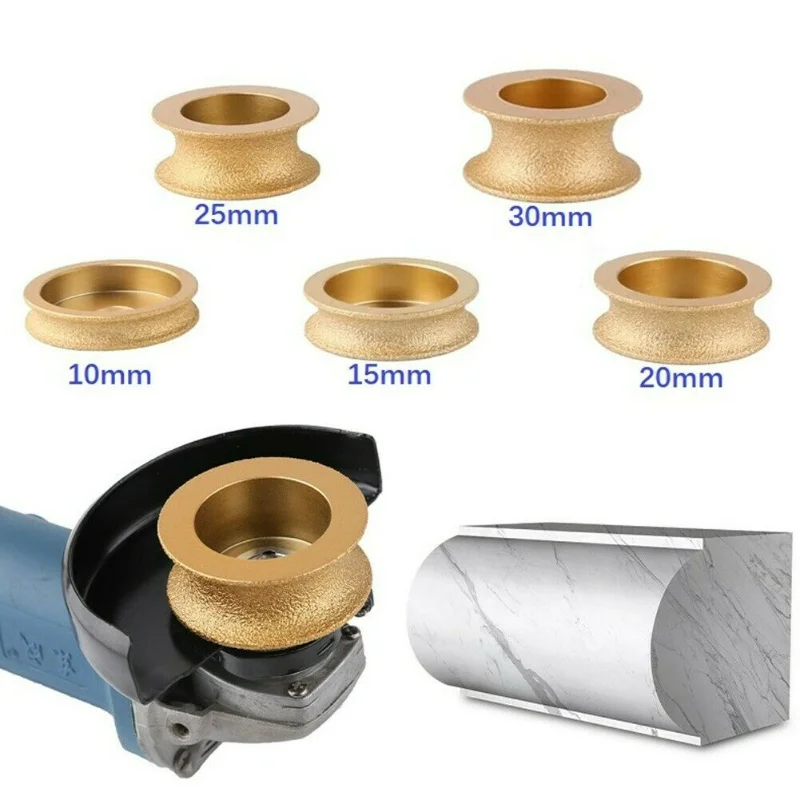 75mm/3inch Round Dry Vacuum Brazed Diamond Grinding Wheel De