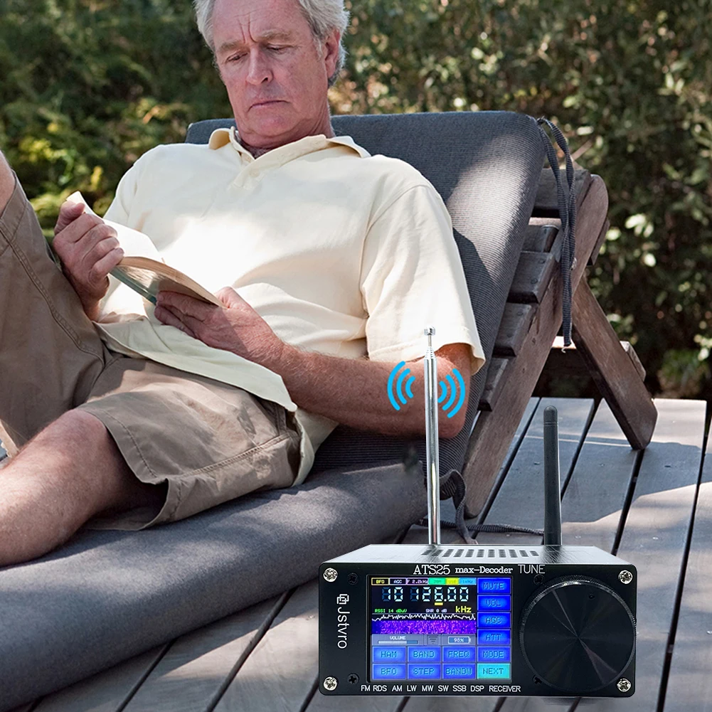 SI4732 ATS-25 Max-декодер радиоприемник с функцией Wi-Fi Полнодиапазонный 2 4 мА литиевая