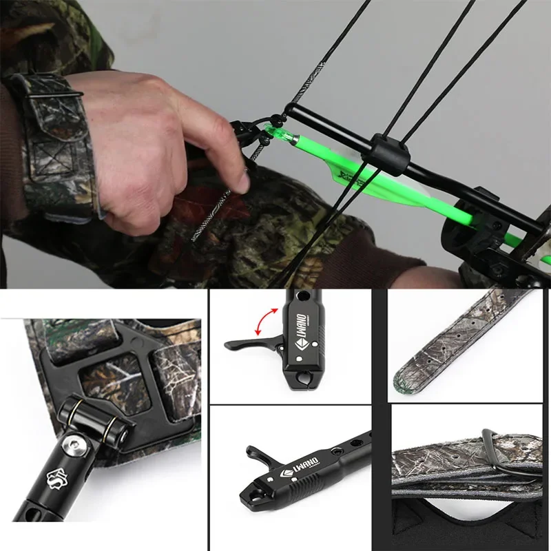 Ремешок для стрельбы из лука вспомогательные средства освобождения складной