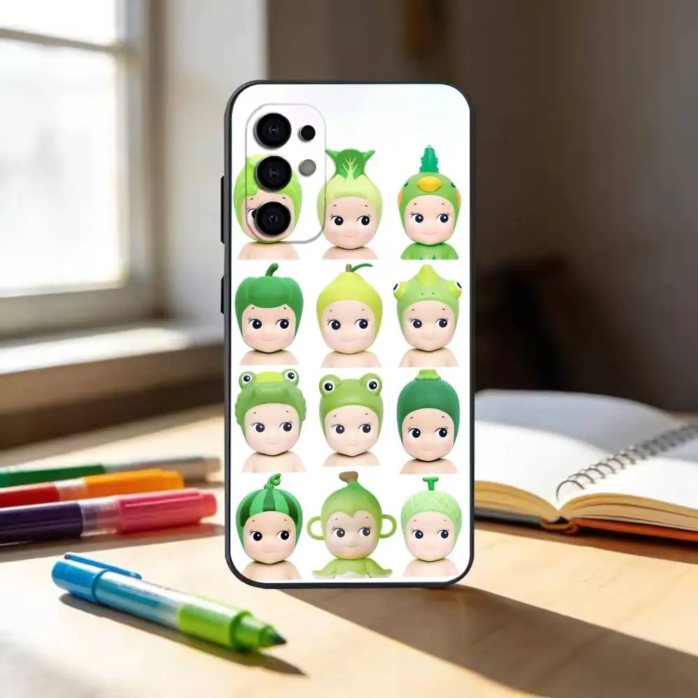 Чехол для телефона Sonny Angel Mini Figure Fruit Series для Samsung S 25,24,23,22,30,21,10,9,Ultra,Plus,Lite,FE,4,5 G, черный, из мягкого ТПУ (art.: 3920dbd702ee2) - 3920dbd702ee2