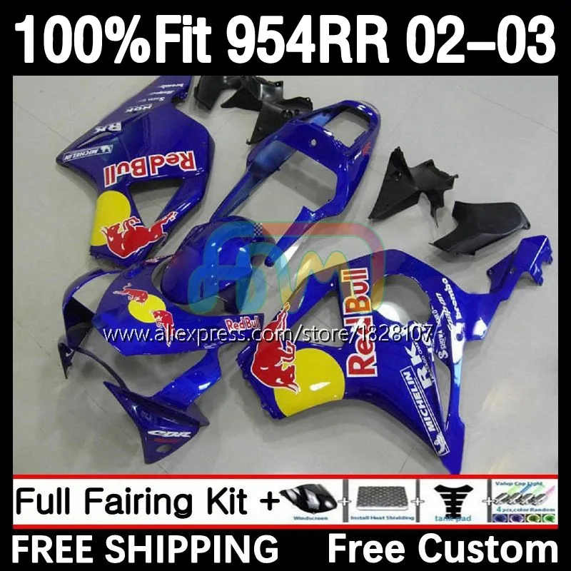 

Injection Fairing For HONDA CBR900RR CBR 900 954 CBR900 CBR954 RR 34No.29 CBR 954RR Blue yellow 02 03 CBR954RR 2002 2003 Bodys