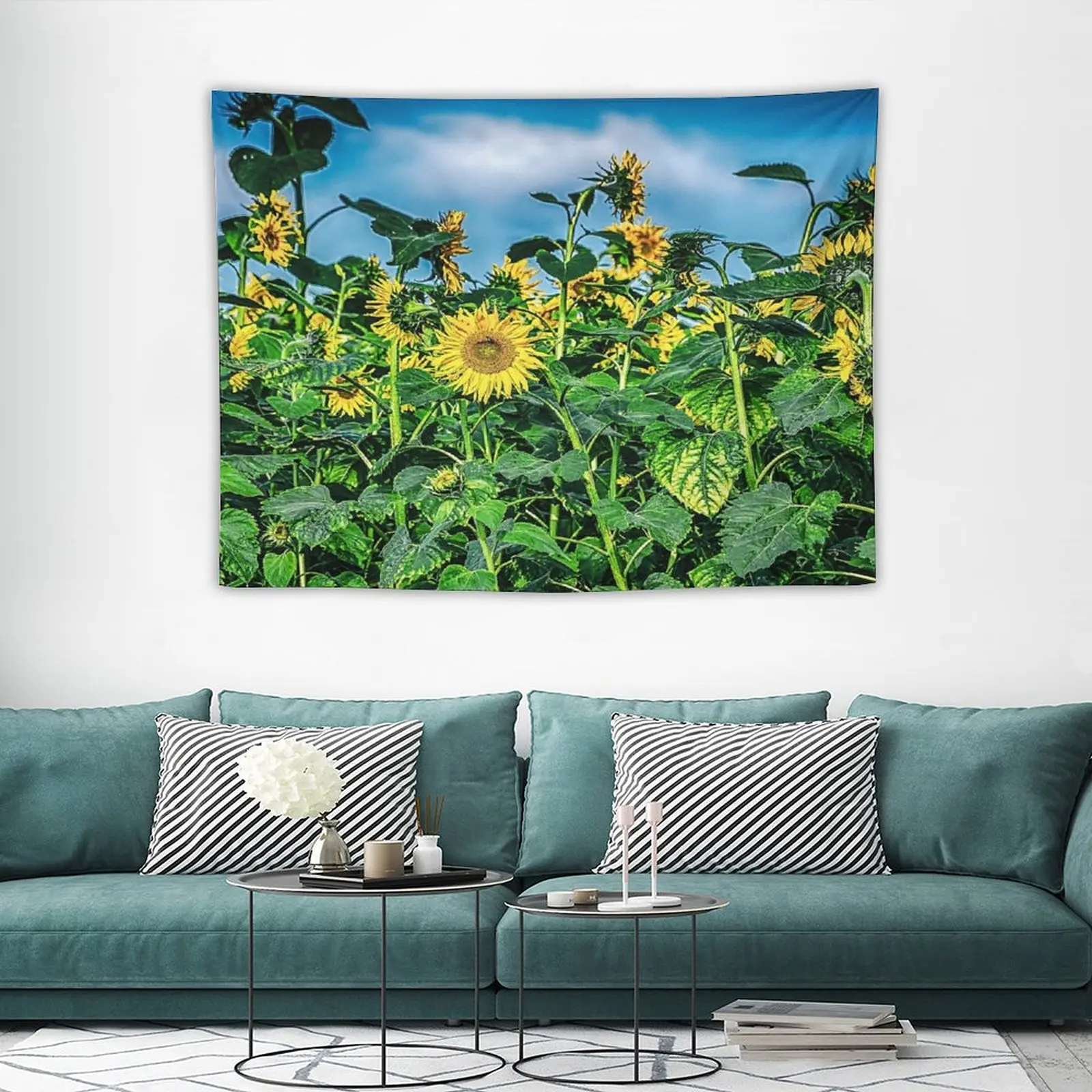 

Sunflower Field Tapestry Wall Decoration Items Decorative Wall Tapestry Cute Room Decor Bastet Wall Tapestry