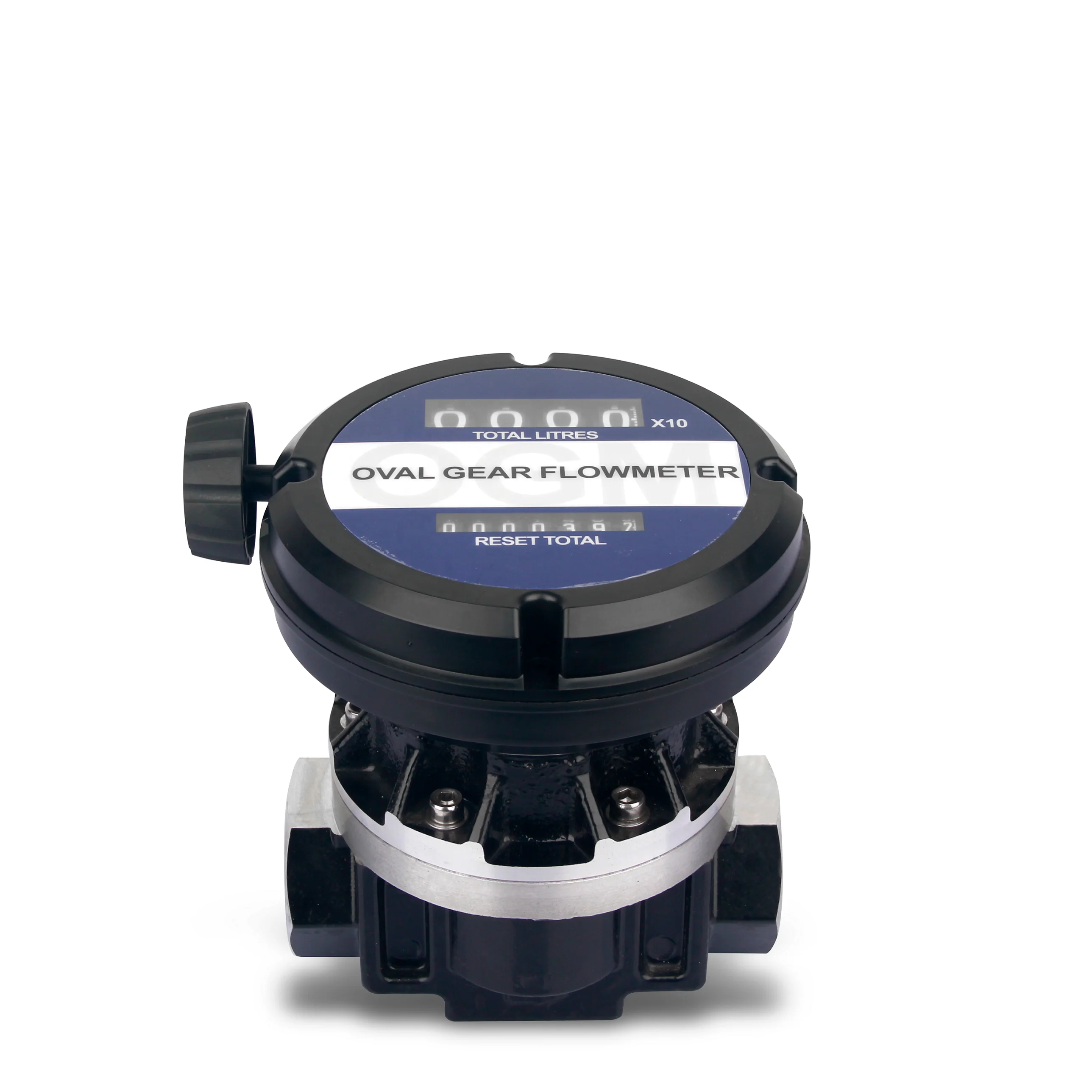 

OGM-25N/40N/50N 12V 24V 220VAluminum Mechanical Oval Gear Flow Meter for Diesel Kerosene and Gasoline