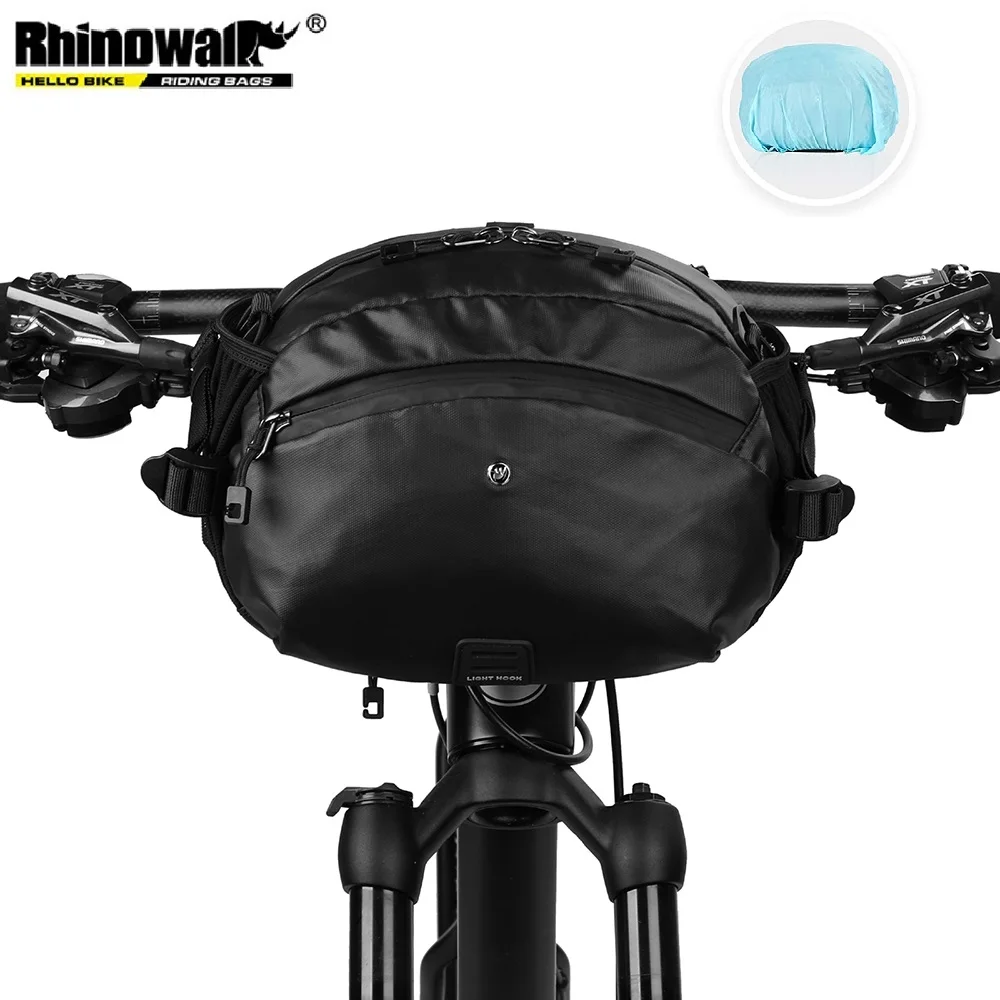 

Сумка на руль велосипеда Rhinowalk, сумка на руль велосипеда, водонепроницаемая Многофункциональная портативная сумка на плечо, сумка для велос...