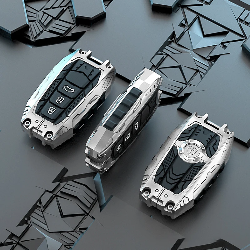 Фото Чехол для автомобильного ключа из цинкового сплава для Toyota bZ3 Asia Dragon Car Shell Yize C-HR Prado Sienna CROWN KLUGER HARRIER №3