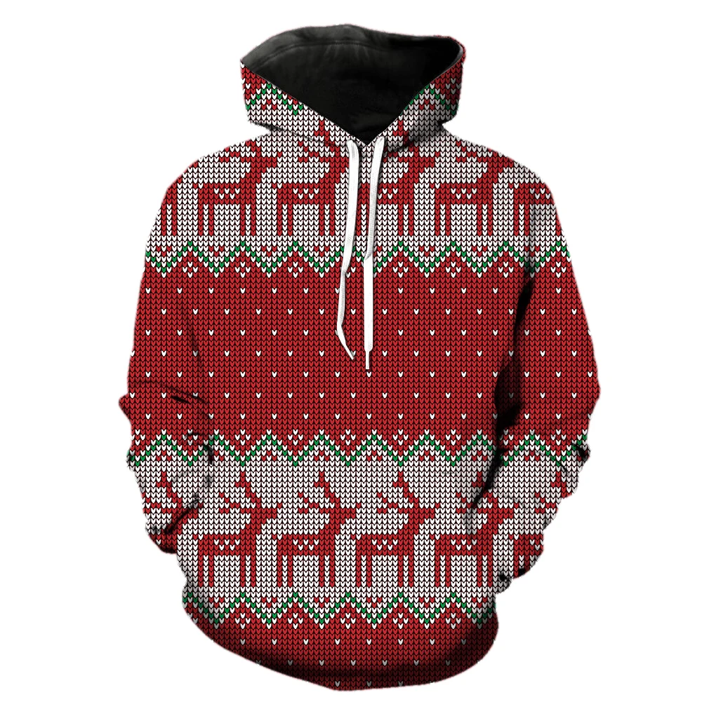 

Santa Claus Christmas Tree Men's Hoodies 3D Printed Hip Hop With Hood Jackets Streetwear Sweatshirts Oversized 2022 Hot Sale