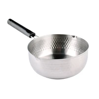 cooking pots 16cm classcial milk pot noodle snow pan stainless steelkitchen both for gas induction