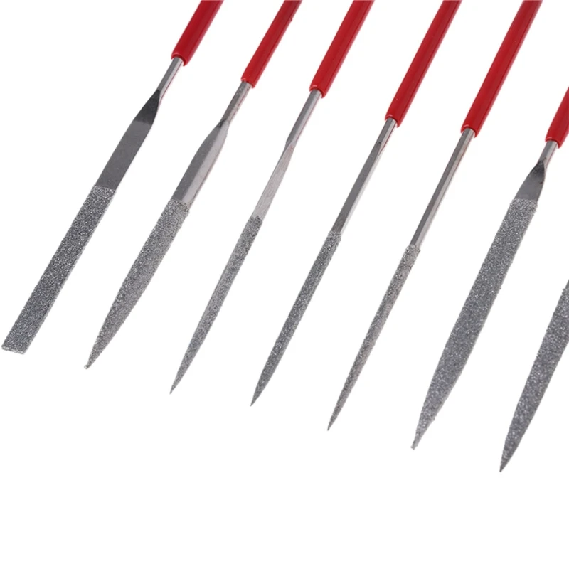

140mm Needle Files Carving Jeweler Diamond Metal Glass Stone Craft Tool 10pcs