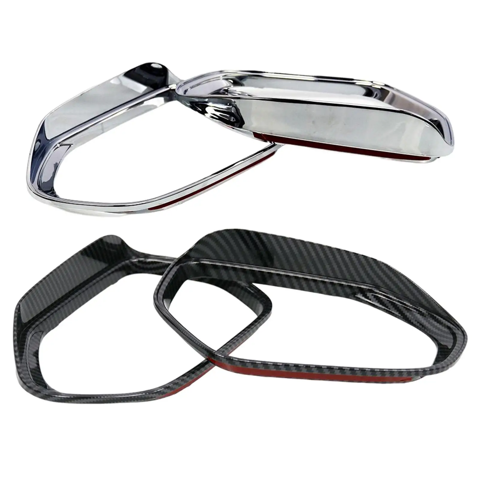 

2Pcs Automotive Side Rearview Mirror Rain Eyebrow Cover Trim Rain Visor Molding Trim for Accessories Durable