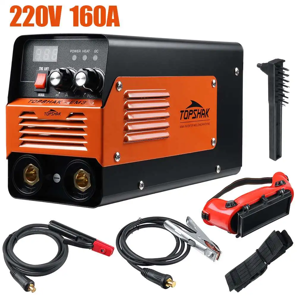 220V 160A TS-EM3 Welding Machine TIG/MMA Welding Anti Sticking Function IGBT Inverter Technology Welder Welding Equipment