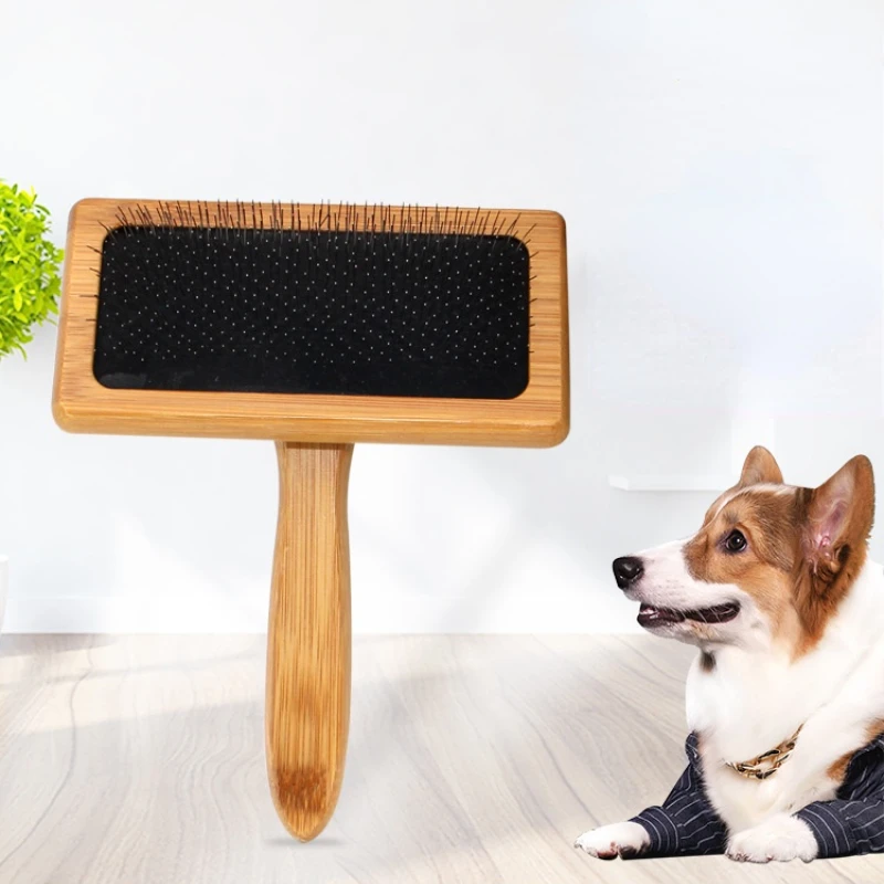 

1pc Pet Wooden Needle Comb Pet Grooming Brush Dog Cat Hair Tools Dog Cleaning Supplies Pet Accessories