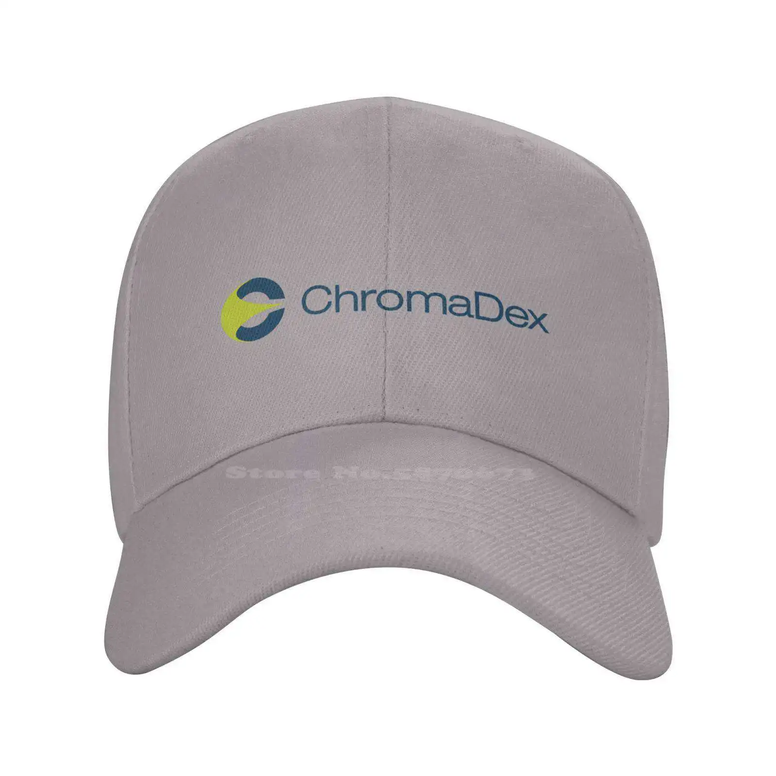 

ChromaDex Logo Print Graphic Casual Denim cap Knitted hat Baseball cap