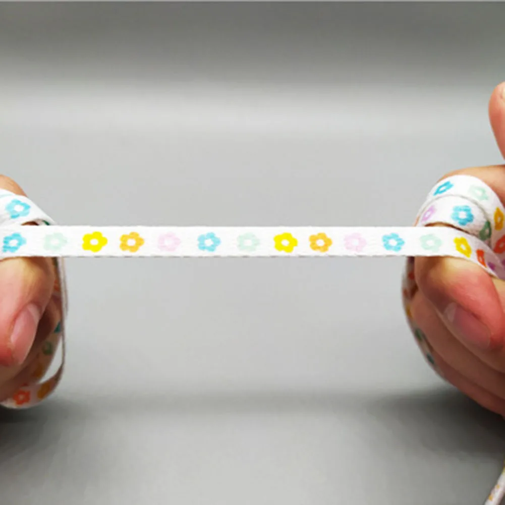 1 Pair New Sakura Shoelaces Flat Little Daisies Shoe Laces High-top Canvas Sneakers Shoelace Laces Shoe Strings Cute