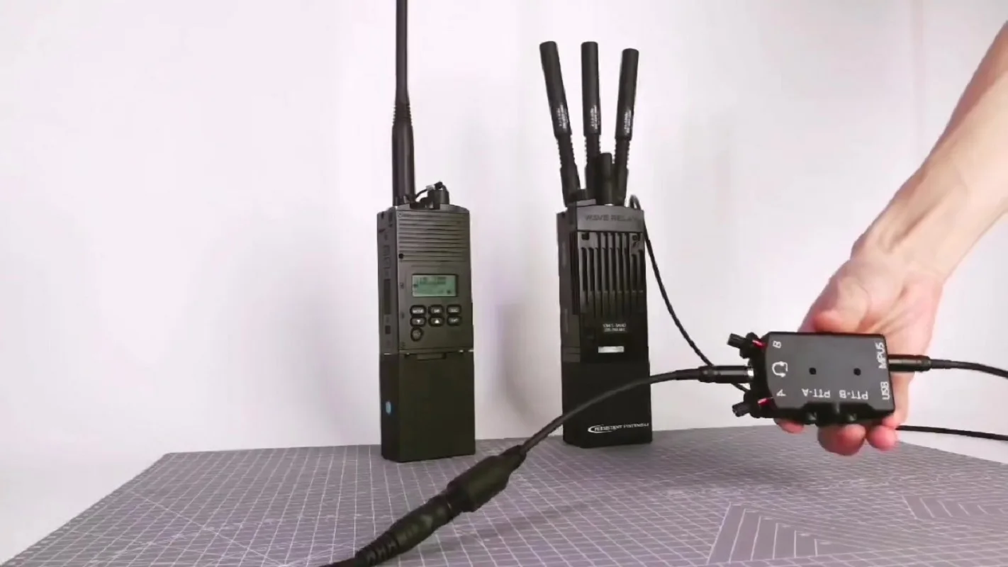 

TACTICAL MPU5 Radio Model DIY Interphone And Supporting New Metal PTT