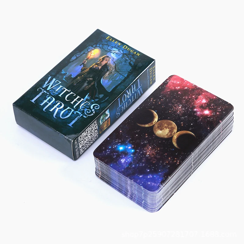 

78pcs/Box Entainment Witch Tarot Cards Toys Table Game Cards Toys Board Game Deck Future Fate Indicator Forecasting Cards Gift