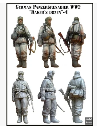 

1/35 Scale Die-cast Resin White Model Soldier Model Needs Manual Coloring Model Free Shipping
