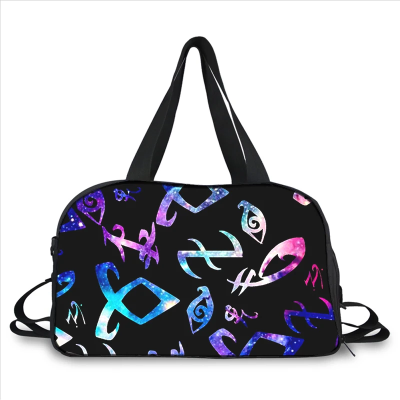 Shadowhunters 3D printing fashion trend portable large capacity multi-function messenger bag travel bag
