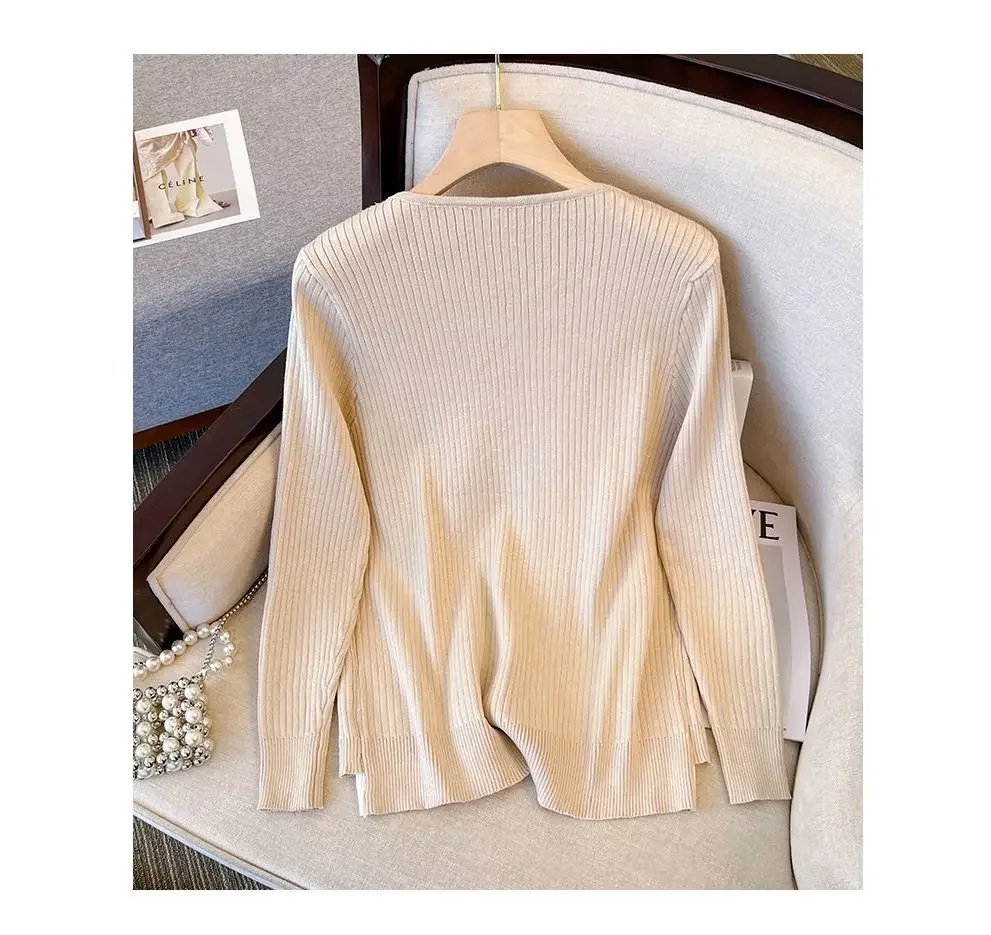 Новинка весенне-Летняя трикотажная одежда из двух предметов с длинным рукавом