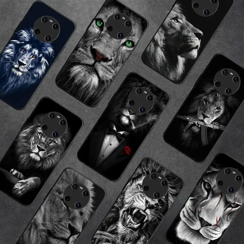 

Lions Phone Case for Huawei Y 6 9 7 5 8s prime 2019 2018 enjoy 7 plus