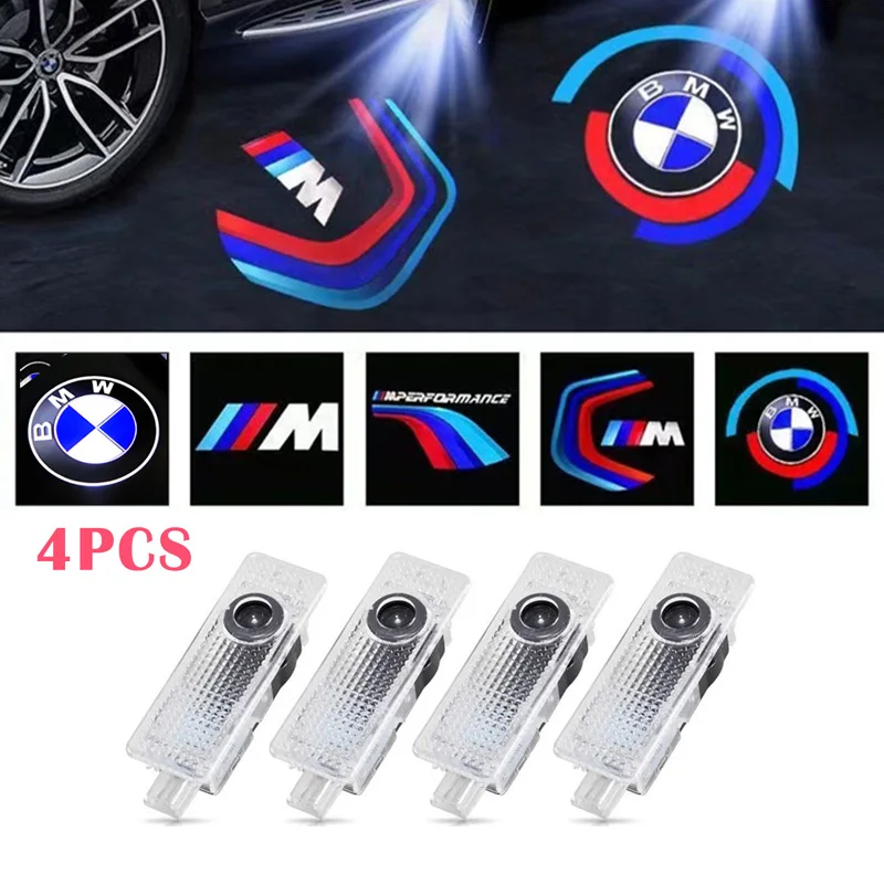 Светодиодный проектор для двери автомобиля 2023, лазерный проектор, приветственная лампа призрака для BMW 3, 5, 6, 7, СЕРИЯ X3, X5, X6 M, E70, E71, E90, E91, F30, F10, E92, E60, E87