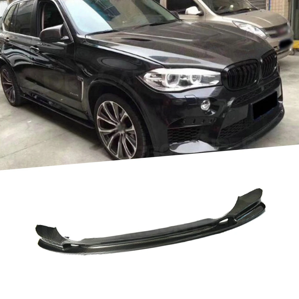 

Сплиттер спойлера переднего бампера из углеродного волокна для BMW X5M X6M F85 F86 2015 2016 2017 2018 3D стиль Стайлинг автомобиля FRP