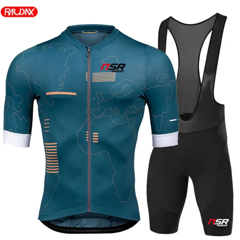 

NSR Raudax New Men Summer Cycling Jersey MTB Bicycle Cycling Clothing Mountain Bike Wear Clothes Maillot Ropa Ciclismo Triathlon